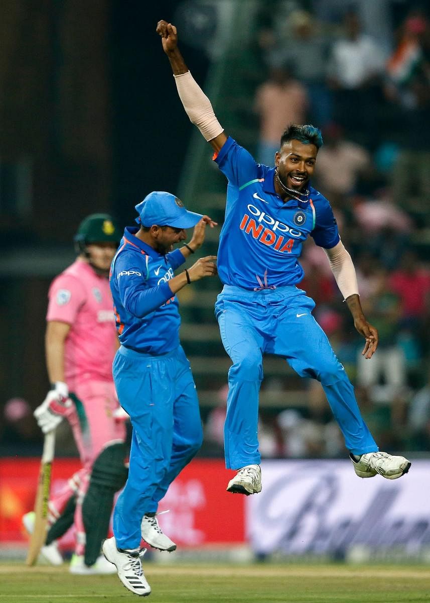 While he has been electric on the field and good with the ball, Hardik Pandya has failed with the bat and he would look to get some runs in the final ODI on Friday. AFP