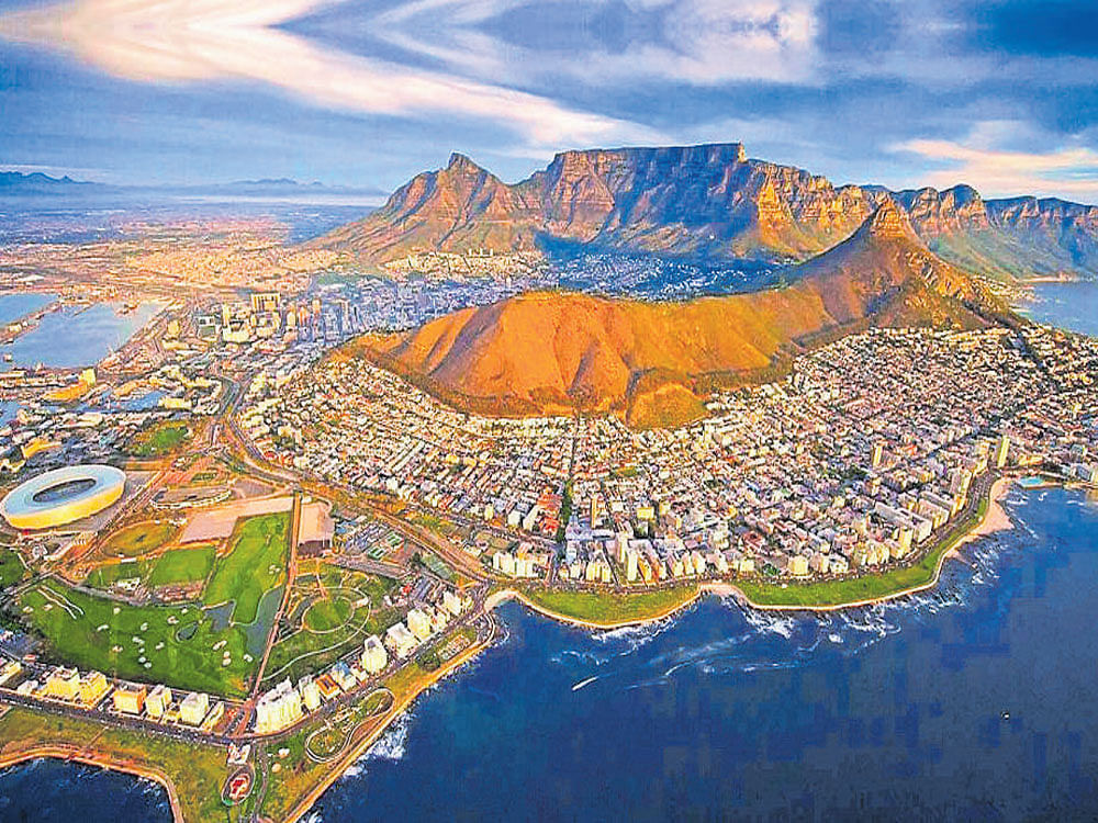 A view of Cape Town, South Africa.