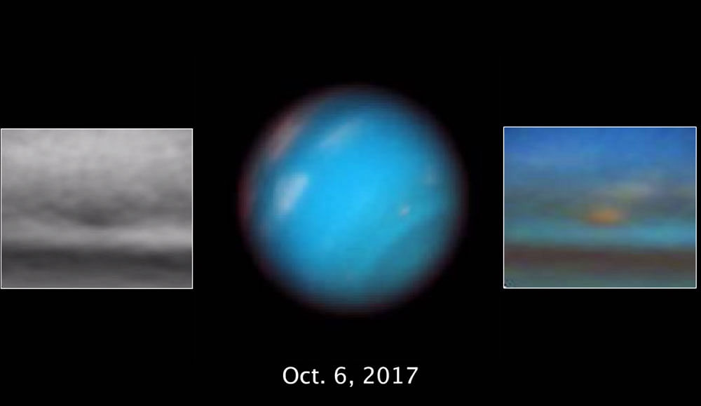 NASA photo of the storm in Neptune.