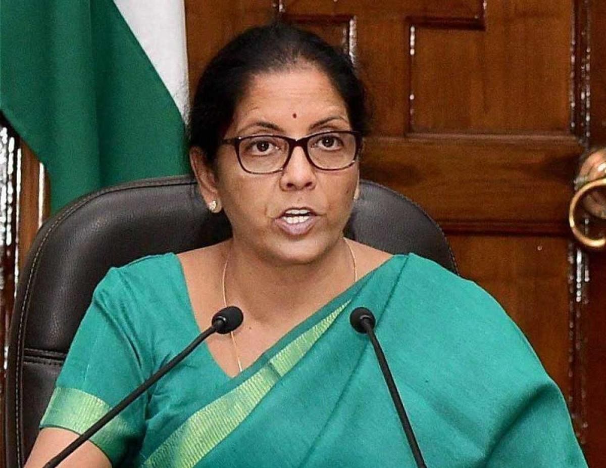 Nirmala Sitharaman. PTI file photo