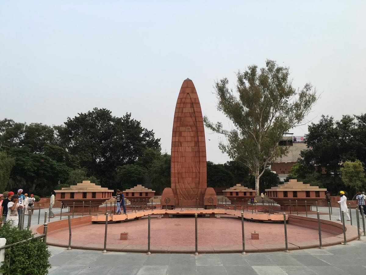 In Amritsar, reminder in a public park