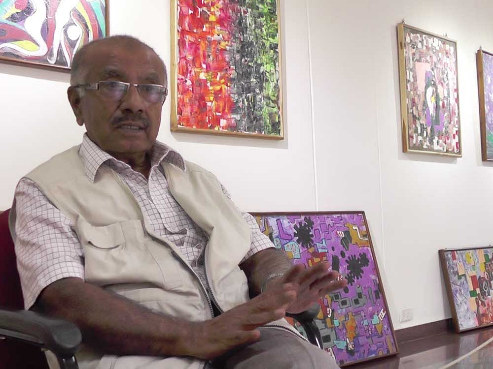Prof JAK Tareen, who calls himself a feminist, has portrayed women in many of his paintings, including women in science.