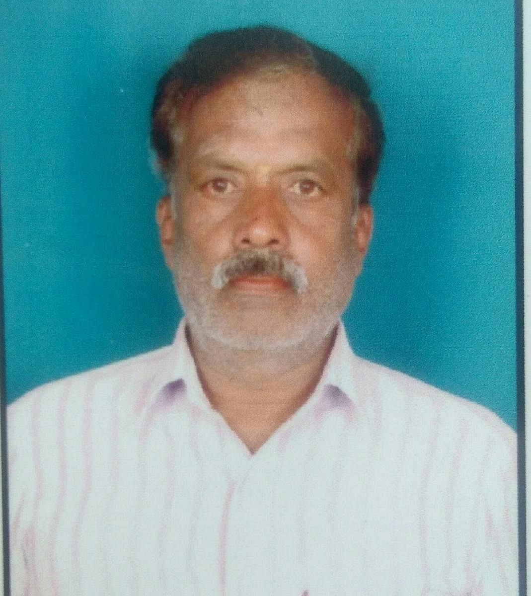 Farmer Veeresh who committed suicide on Wednesday.