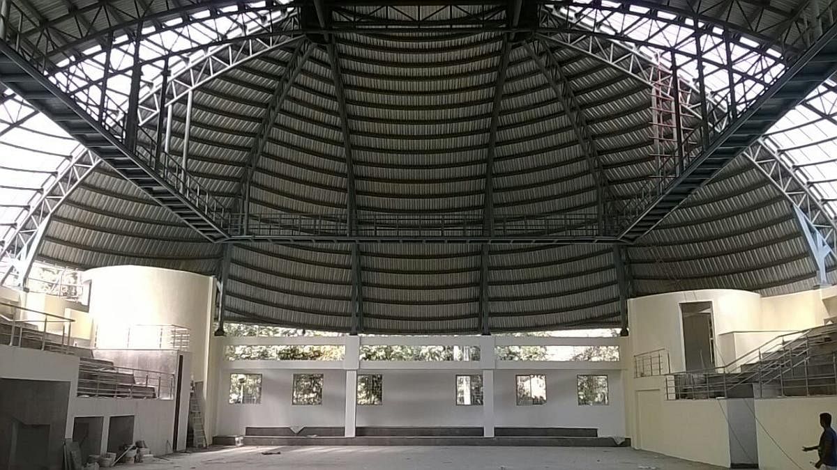 International level indoor basketball stadium in Malleshwaram