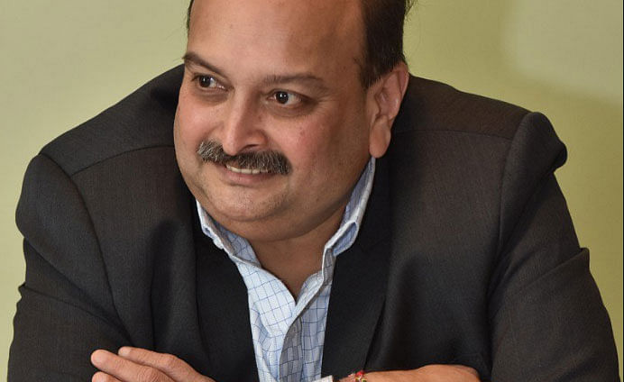 The Delhi High Court today directed the police to investigate cheating allegations levelled against Gitanjali Gems promoter Mehul Choksi in an FIR lodged in 2016 by the owner of one of its retail franchise. Picture courtesy Twitter