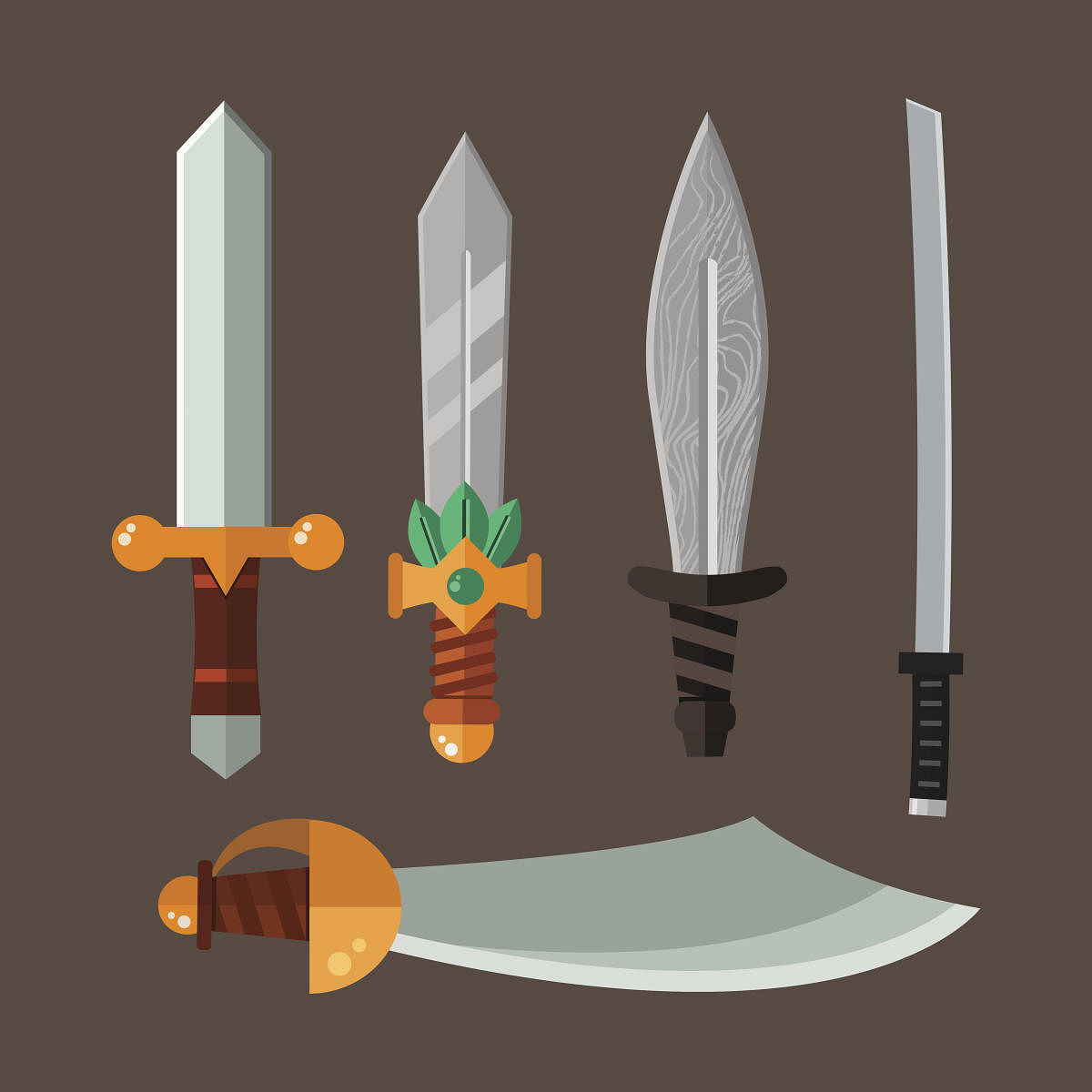 Suyash spent his internship designing swords and daggers.