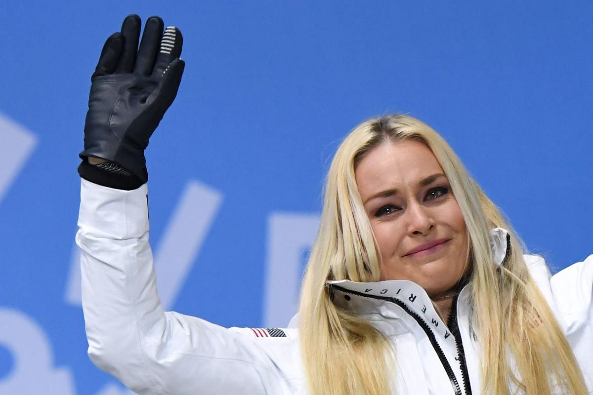 EMOTIONAL American Lindsey Vonn bid farewell to her Olympic career but says she won't quit until breaking Ingemar Stenmark's world record of 86 wins. AFP