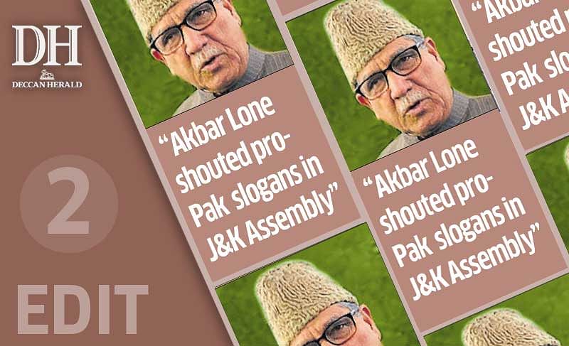 Pro-Pak slogan: act against J&K MLA