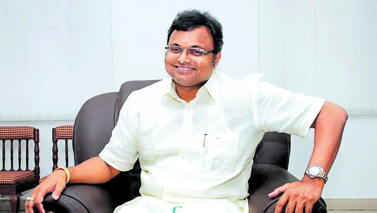 However, the top court refused to stay the summons issued by the Enforcement Directorate (ED) asking Karti Chidambaram to appear before it on March 1 and said he can make a request in this regard to the competent authority. File photo.