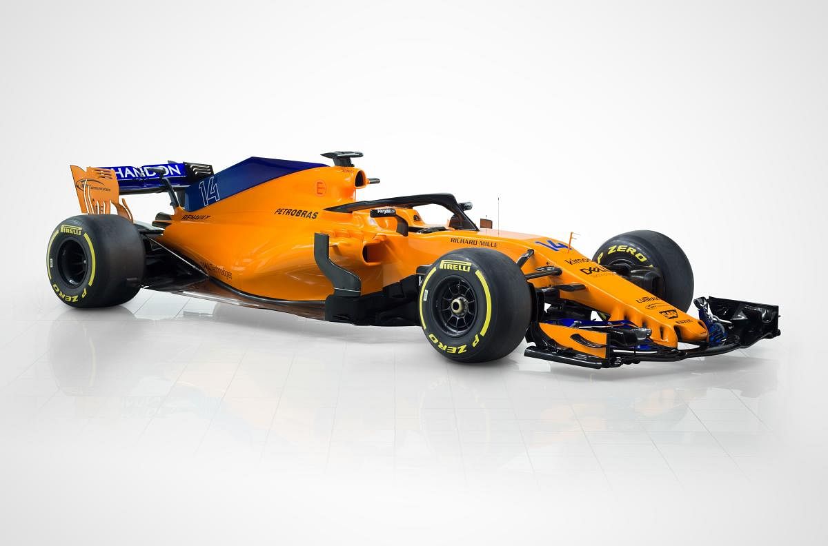 TURNING THE CLOCK BACK McLaren unveiled their new car on Friday, hoping a change in engine to Renault brings about a reversal in fortunes. AFP