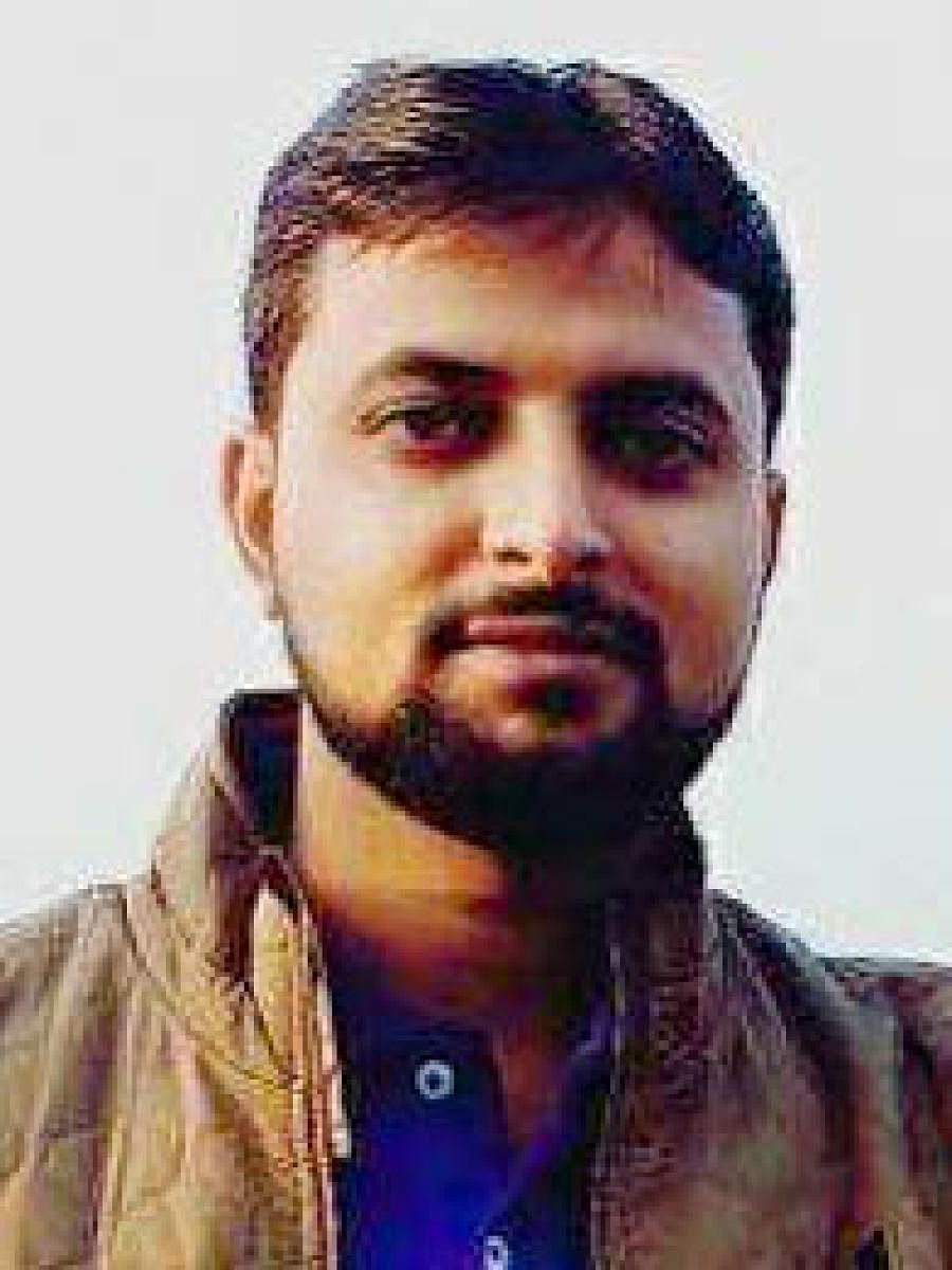 Gautam Kumar (28) Software engineer in Indicubeto, kadubisnahalli, who fell from the ninth floor of Shobha Daisy Apartments, Bellandur, in Bengaluru. DH Photo