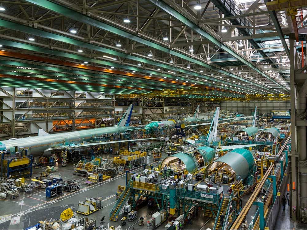 Boeing's exhibit will feature the company's fuel-efficient airplanes and world-class services to meet the needs of its customers in India and around the region. File photo.