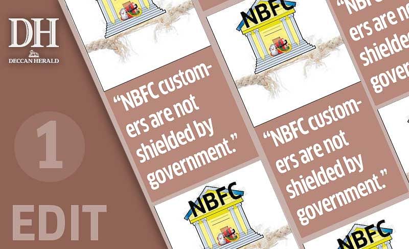 NBFCs: govt's timely warning