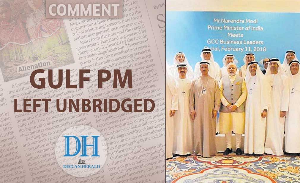 Gulf PM left unbridged
