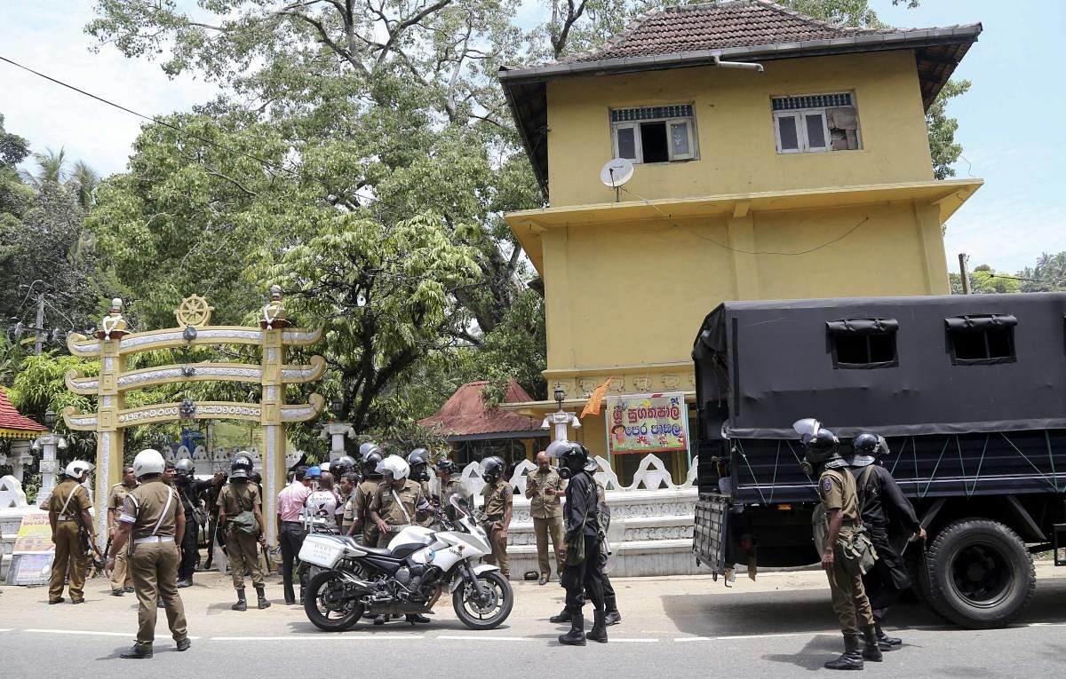 Following the incidents of violence, President Maithripala Sirisena yesterday declared a state of emergency and deployed the police and military to prevent further violence. AP/PTI Photo