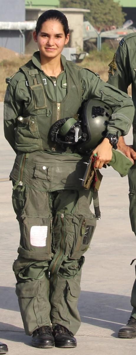 First IAF woman fighter pilot Avani Chaturvedi (file pix)