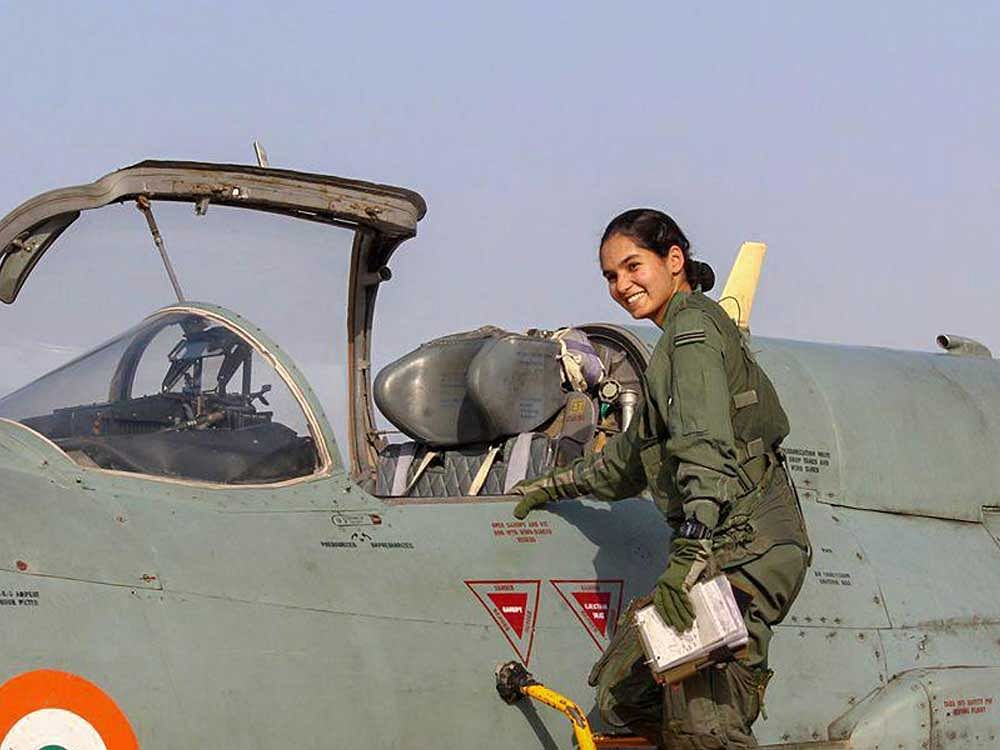 First IAF woman fighter pilot Avani Chaturvedi (file pix)