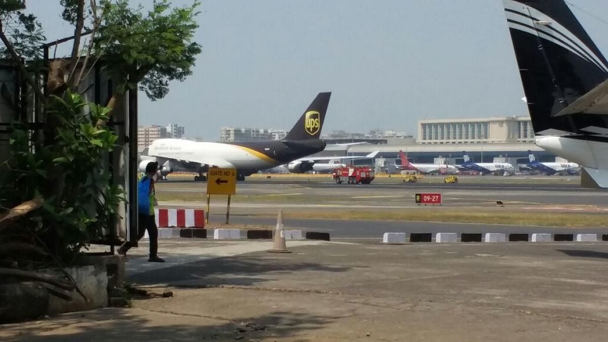 UPS Airlines flight no 015 was returning from Bangkok when it had to opt for emergency landing.