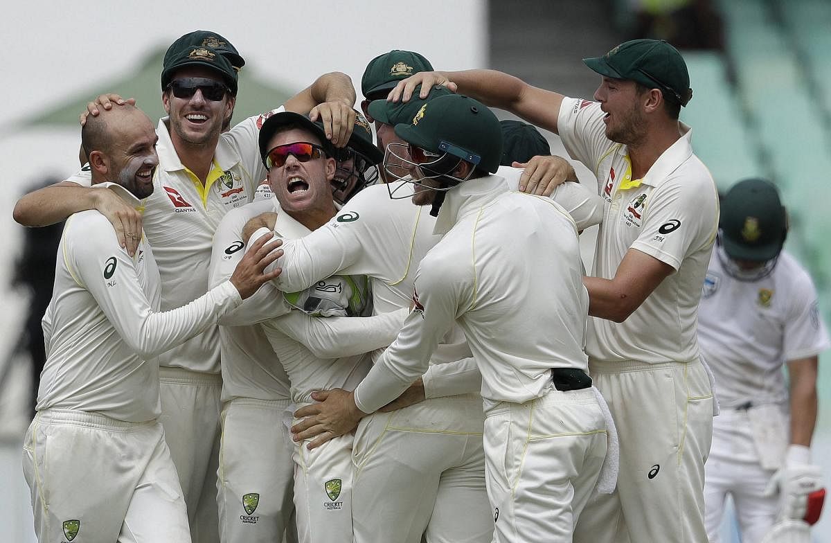 FIERY BUNCH Despite the simmering tensions, the Australians won't stop from being aggressive when the second Test against South Africa starts on Friday. AP/ PTI