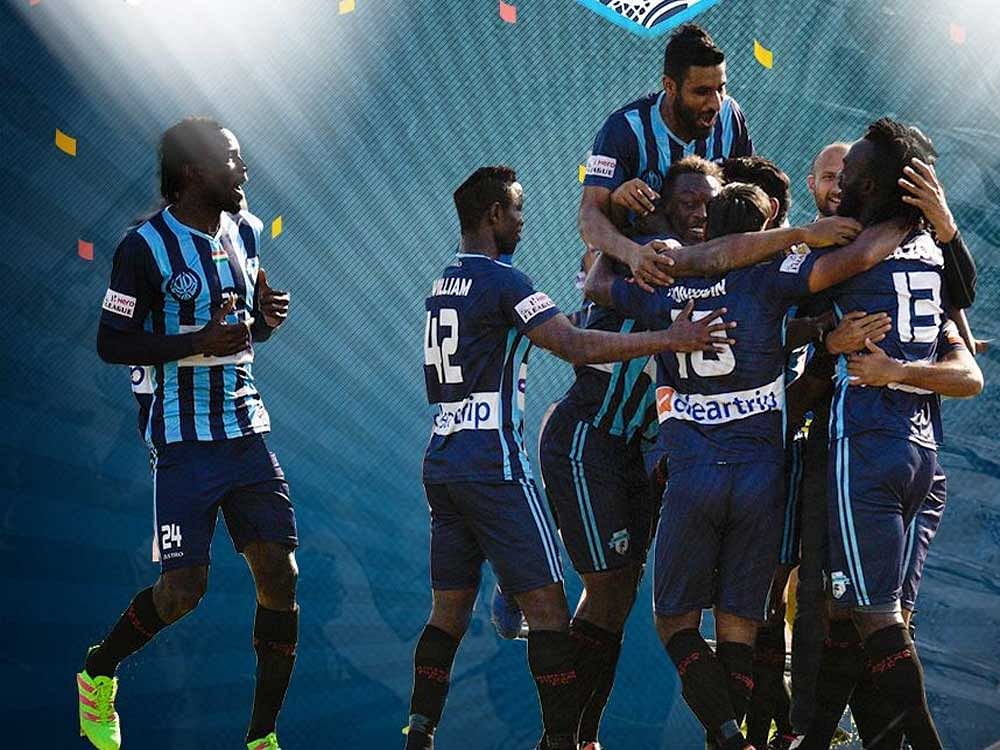 Minerva Punjab FC got the better of Churchill Brothers 1-0 to win the I-League title (2017-18) on Thursday. Image courtesy: @ILeagueOfficial