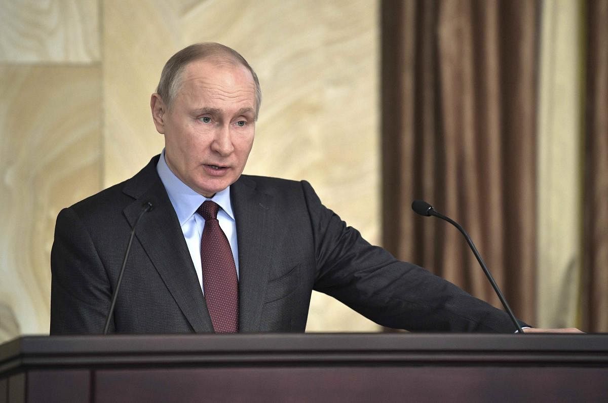 Russian President Vladimir Putin. Reuters photo