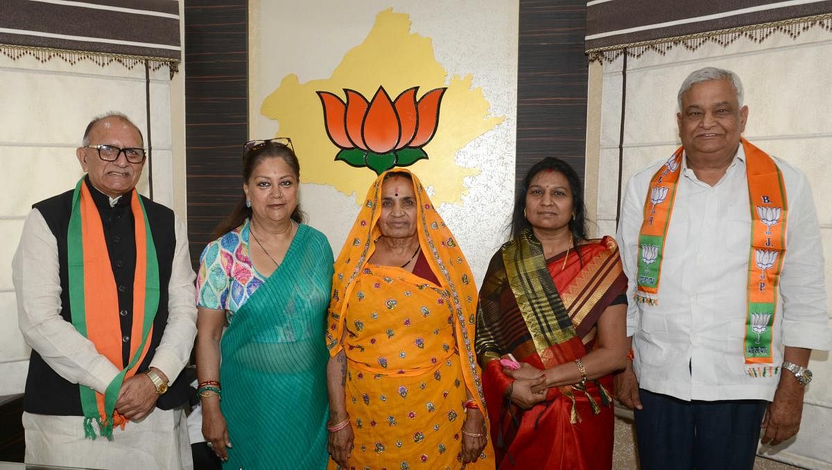 In a major development ahead of the Assembly elections in Rajasthan slated later his year, National People's Party (NPP) and Lalsot MLA Kirodi Lal Meena along with two MLAs rejoined the saffron party on Sunday.
