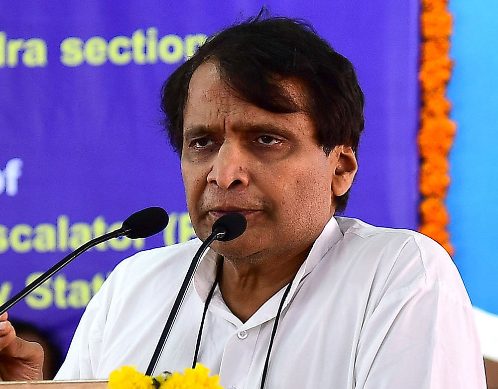 Suresh Prabhu said that he hoped airlines would resume flights as soon as possible. DH file photo.