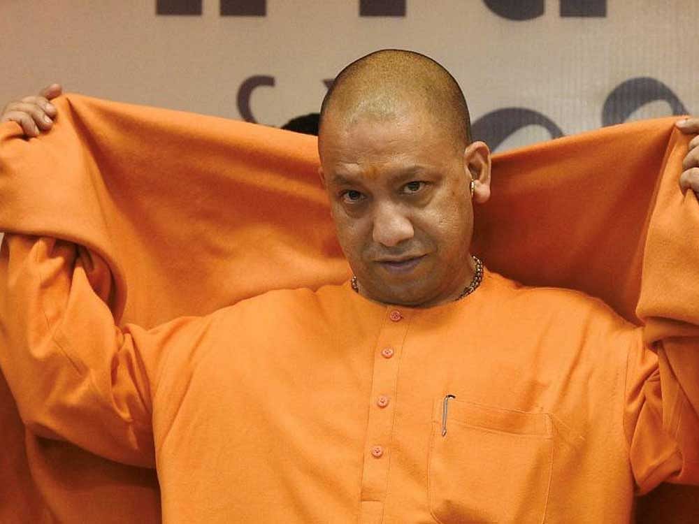Adityanath, hailed as the BJP's 'poster boy' and its Hindutva mascot who was also the 'mahant' (religious head) of the famous Gorakhnath Temple, had represented the seat thrice while his guru Mahant Avaidyanath had won from here four times. PTI file photo.