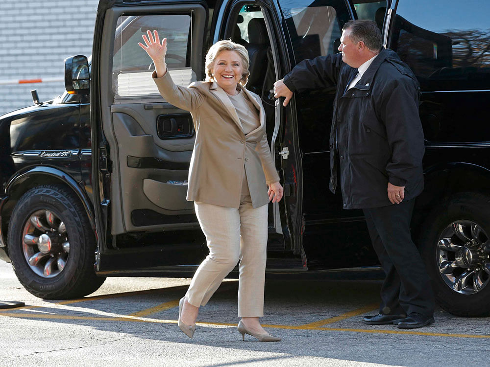 In picture: Former US Secretary of State Hillary Clinton. Reuters file photo.