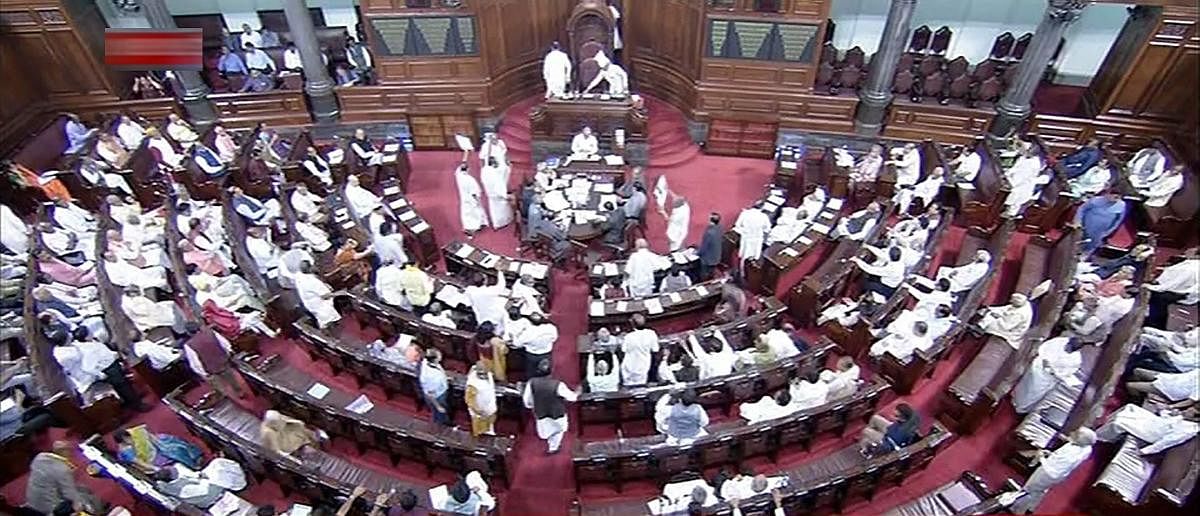 Cong protest against Chowdary's remarks disrupts Rajya Sabha