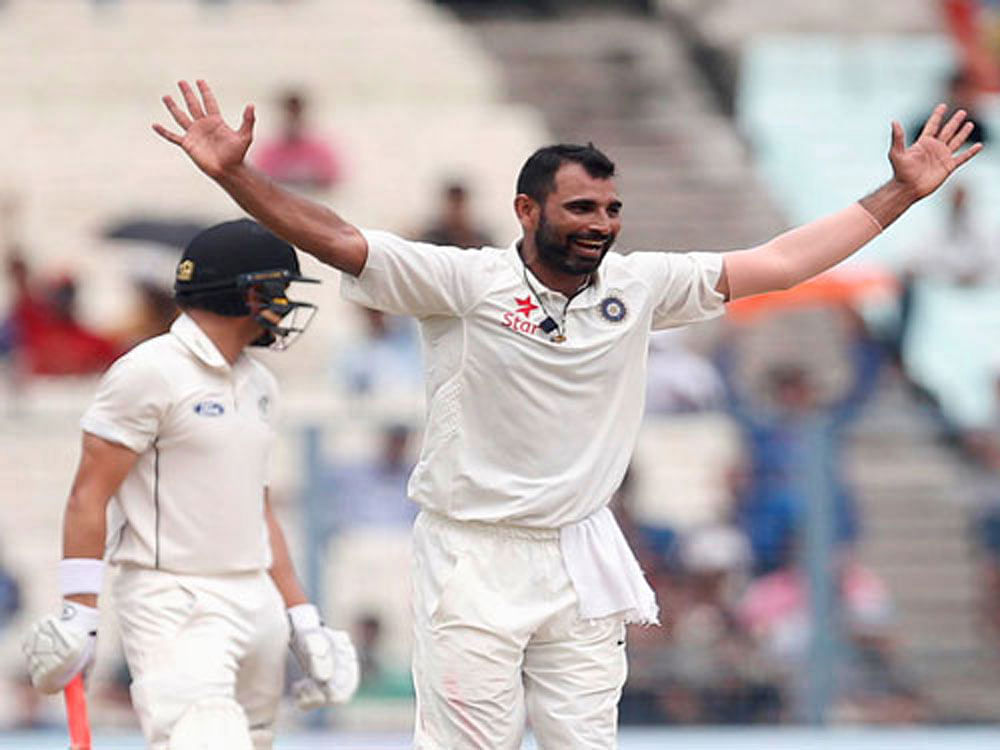 In picture: Mohammed Shami. Reuters file photo.