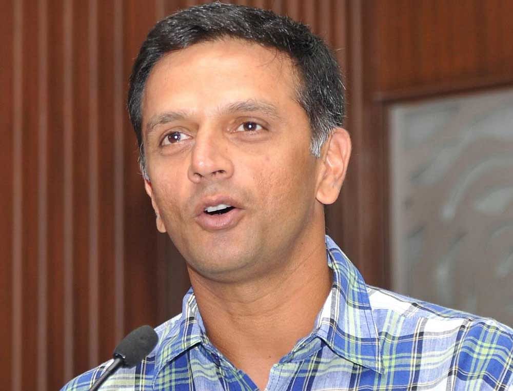 Former Indian cricket team captain Rahul Dravid