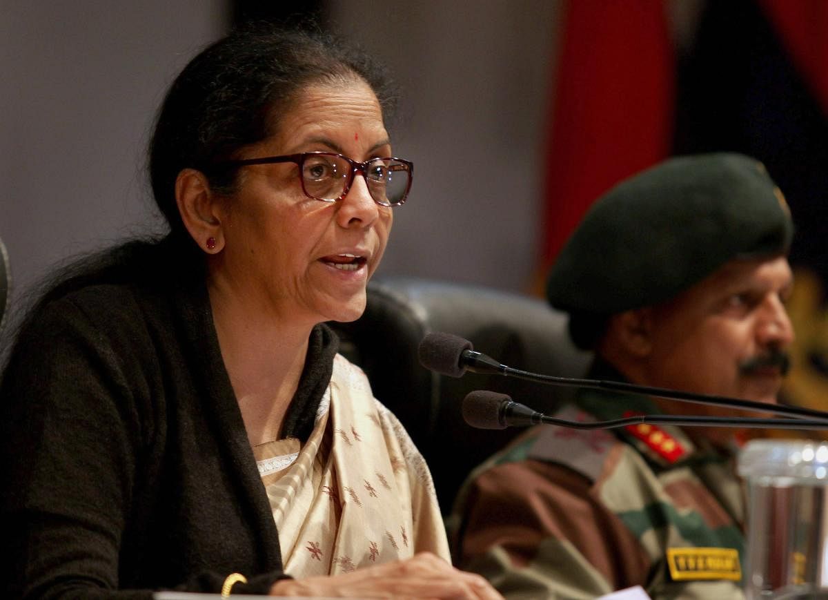 Union Defence Minister Nirmala Sitharaman. PTI file photo.