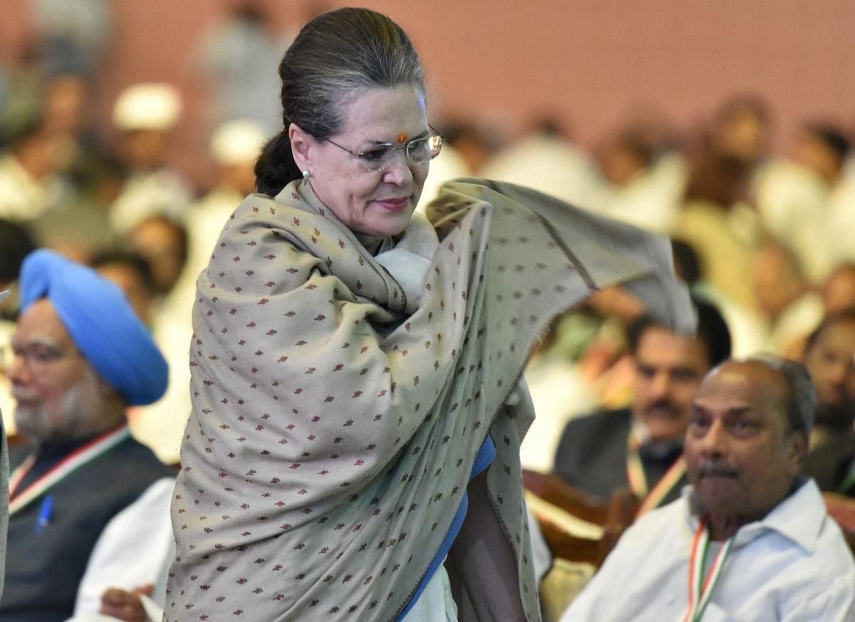 Former Congress President Sonia Gandhi. PTI Photo