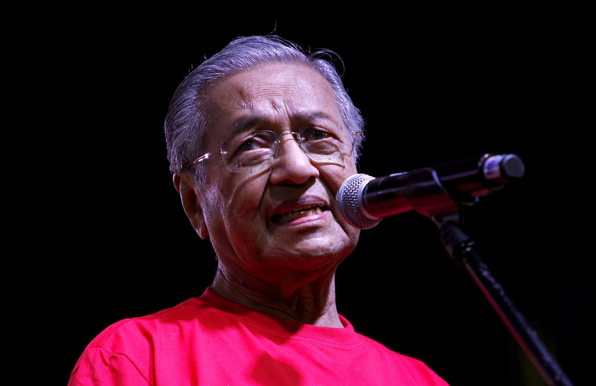 Former Malaysian prime minister Mahathir Mohamad. Reuters file photo.