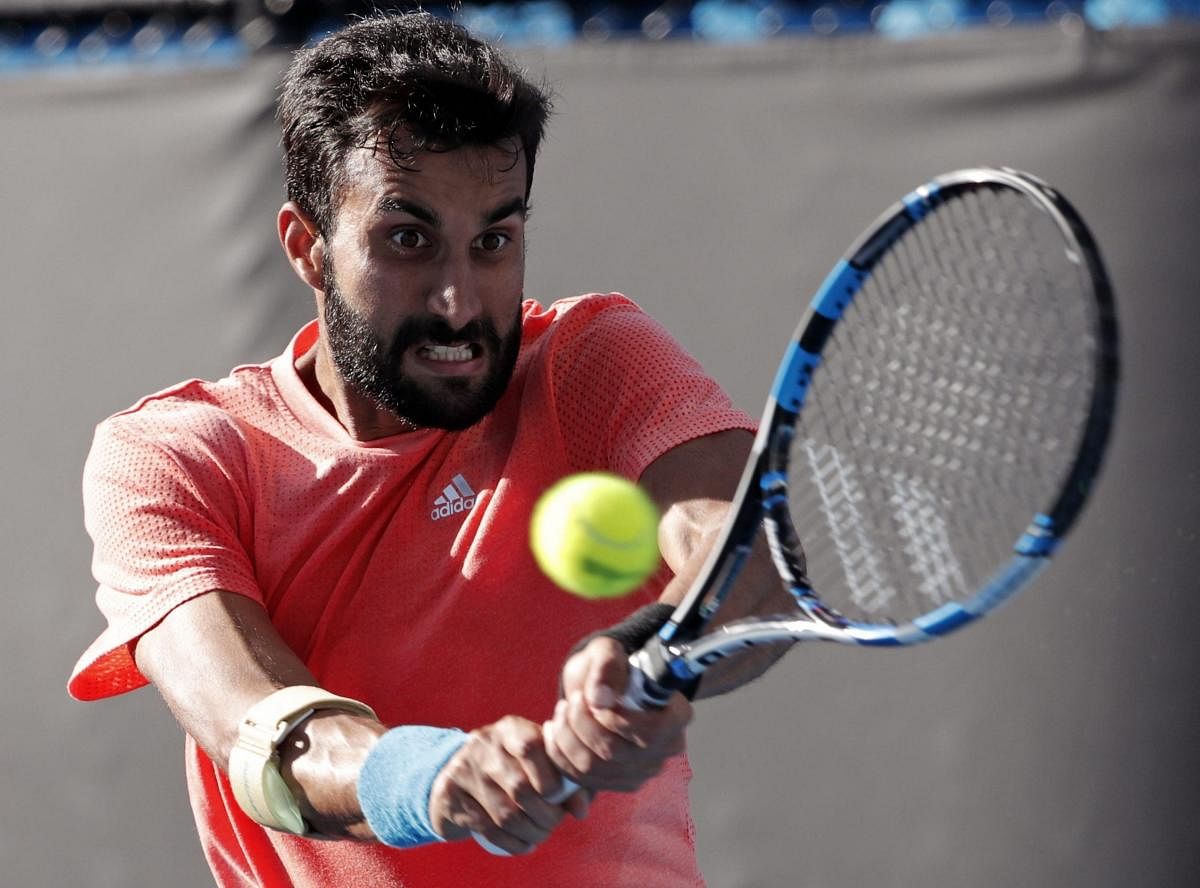 ON SONG India's Yuki Bhambri moved into the second round of the Miami Open, beating Bosnia's Mirza Basic 7-5, 6-3 on Thursday. File Photo