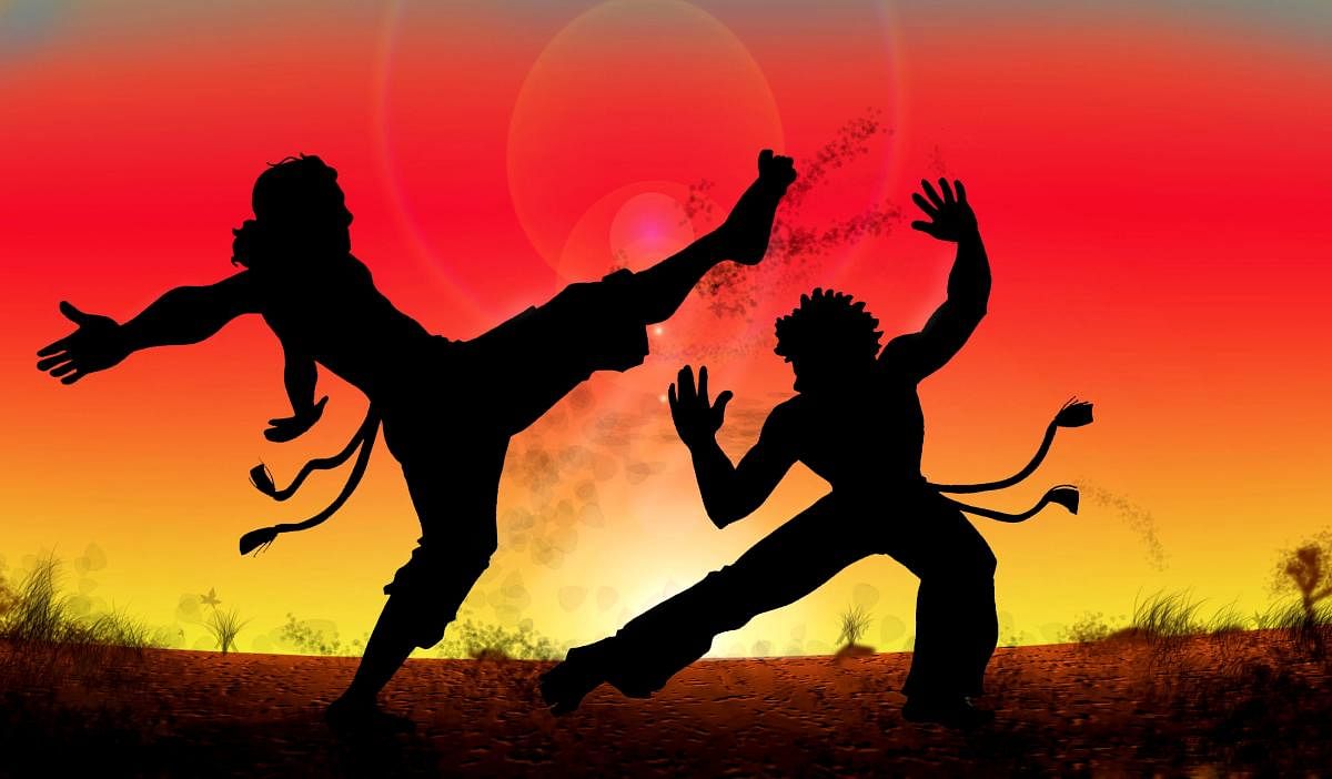 Capoeira is an artform that combines dance and martial arts.