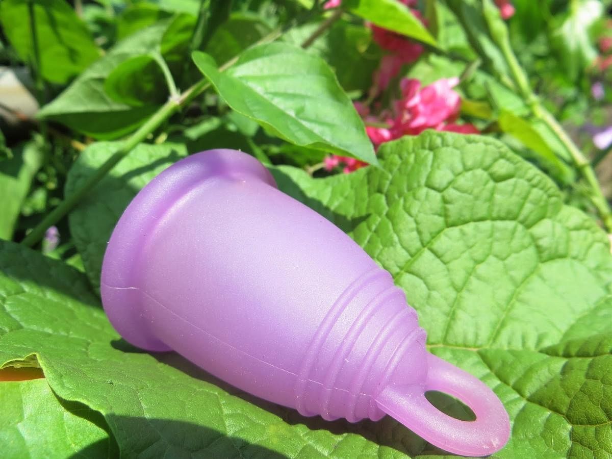 The menstruation cup.