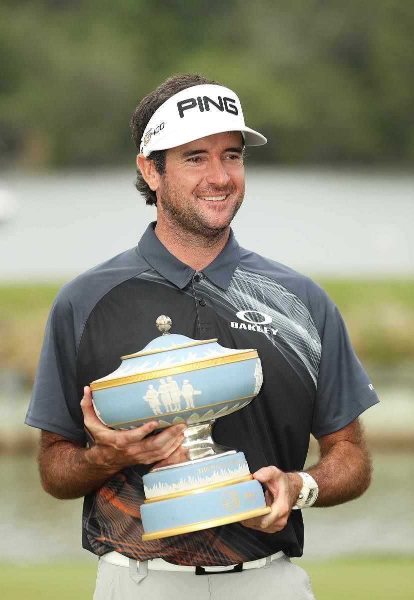 IN ELITE GROUP Bubba Watson is all smiles after winning the World Golf Championships-Dell Match Play on Sunday. AFP