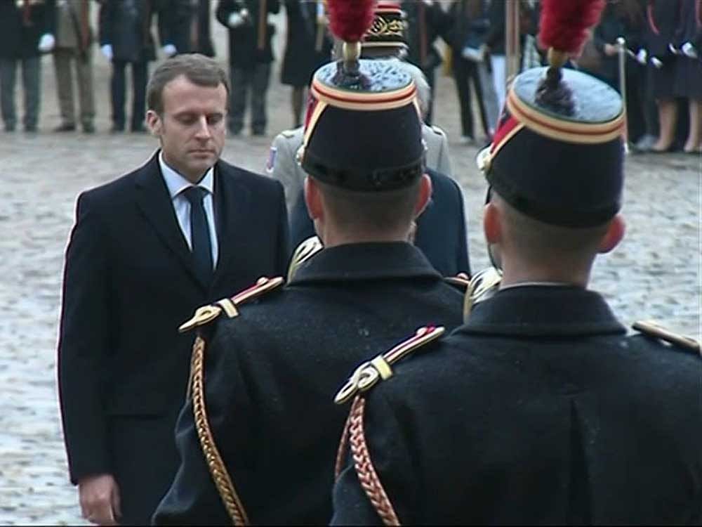 Macron will give the eulogy at Les Invalides, a historic complex which is home to France's army museum and a veterans' retirement centre. Image: video grab