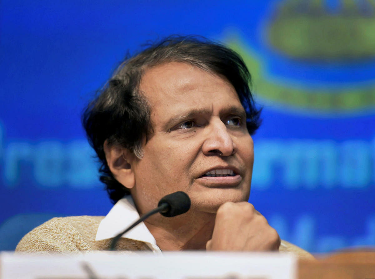 Commerce and Industry Minister Suresh Prabhu. PTI File Photo