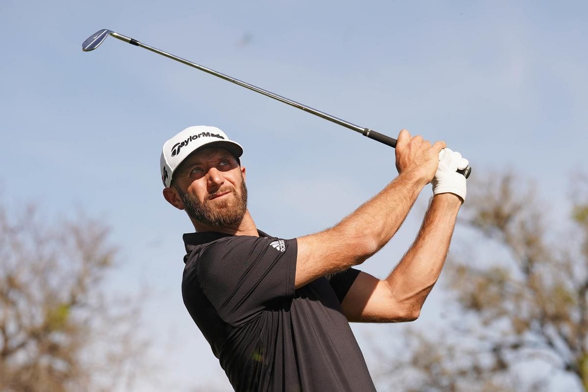 After having missed last year's Augusta Masters due to a freak injury, Dustin Johnson hopes to strike it rich this time. AFP