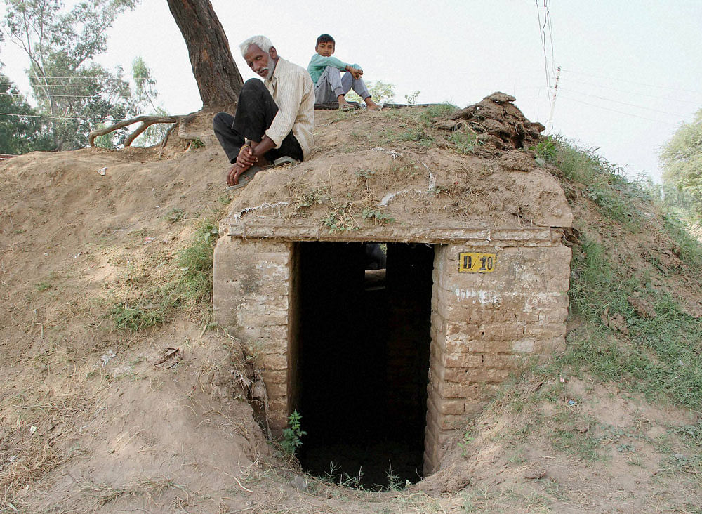 The  Centre had, earlier this year, sanctioned the construction of 14,460 community and individual bunkers along the LoC and the International Border (IB) for border residents facing Pakistani shelling in the state. PTI file photo