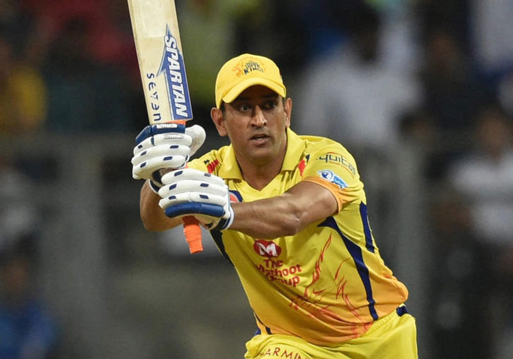 The home favourite Dhoni will be expected to lead from the front in teh match against KKR. PTI file photo.