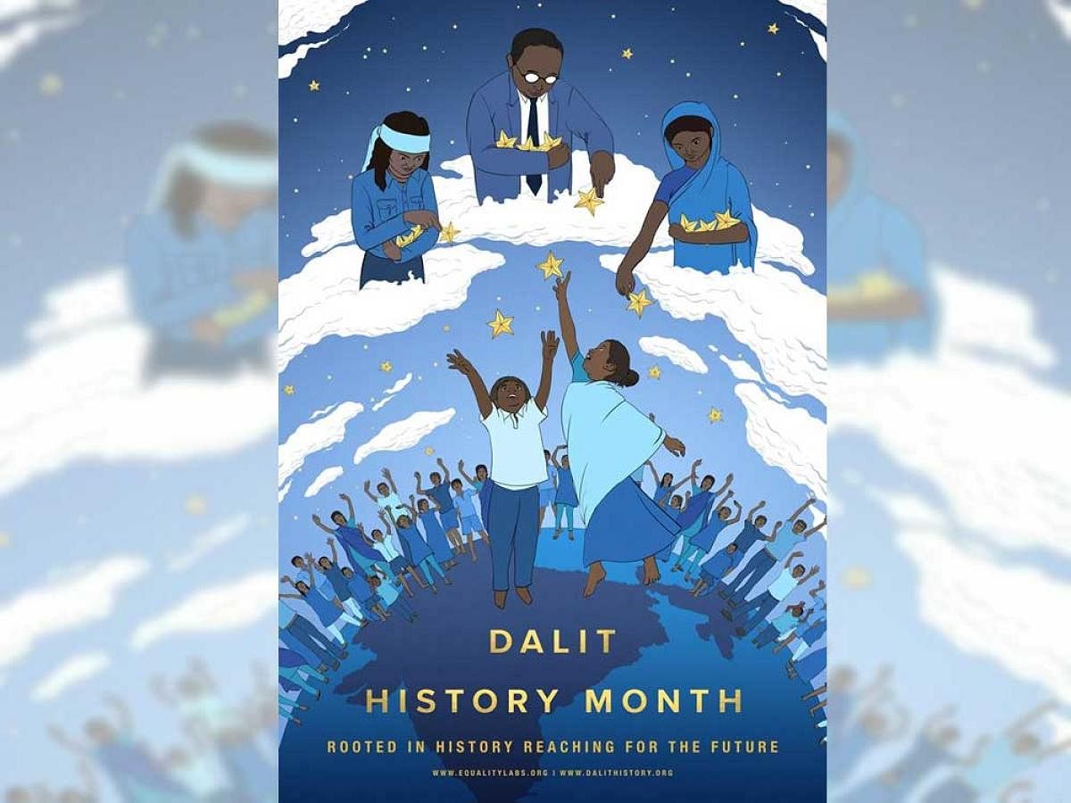 A poster of Dalit History Month designed by Equality Labs. (Courtesy: Thenmozhi Soundararajan/Facebook)