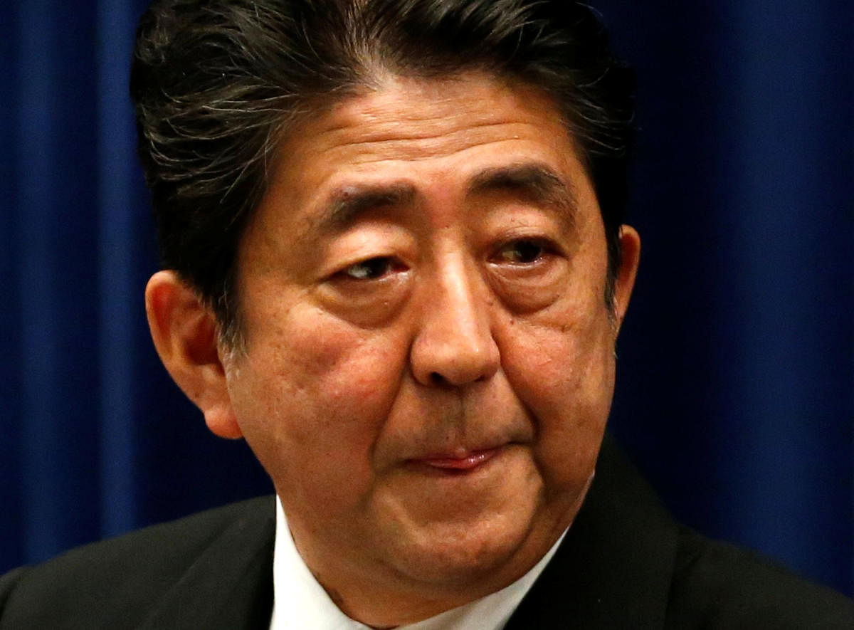Japan's Prime Minister Shinzo Abe. REUTERS