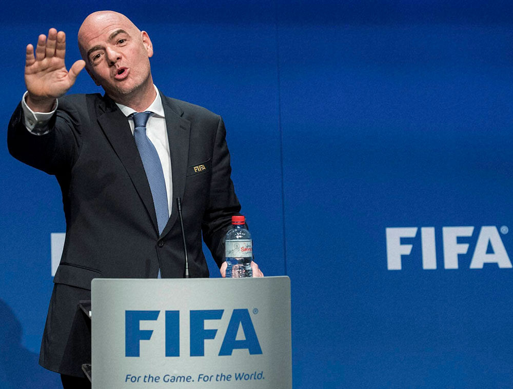 According to a letter Gianni Infantino, the president of world football's governing body, sent to the heads of the continental confederations, the Confederations Cup will cease while the club tournament will no longer be played annually in December. (AP/PTI file photo)