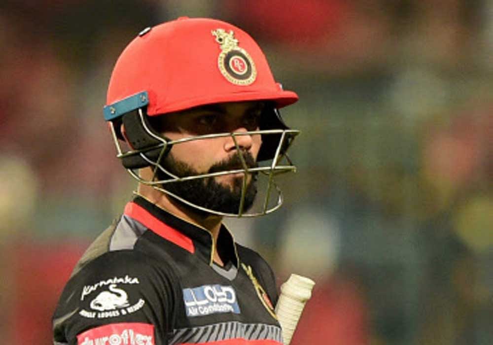 Kohli's 62-ball knock went in vain as RCB finished at 167/9 in 20 overs while chasing MI's 213/6. PTI file photo
