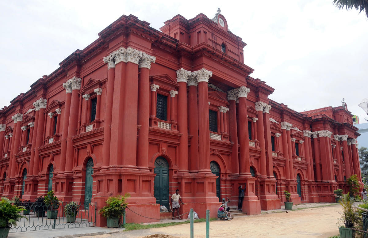 Government Museum on Kasturba Road in Bengaluru. Photo by S K Dinesh