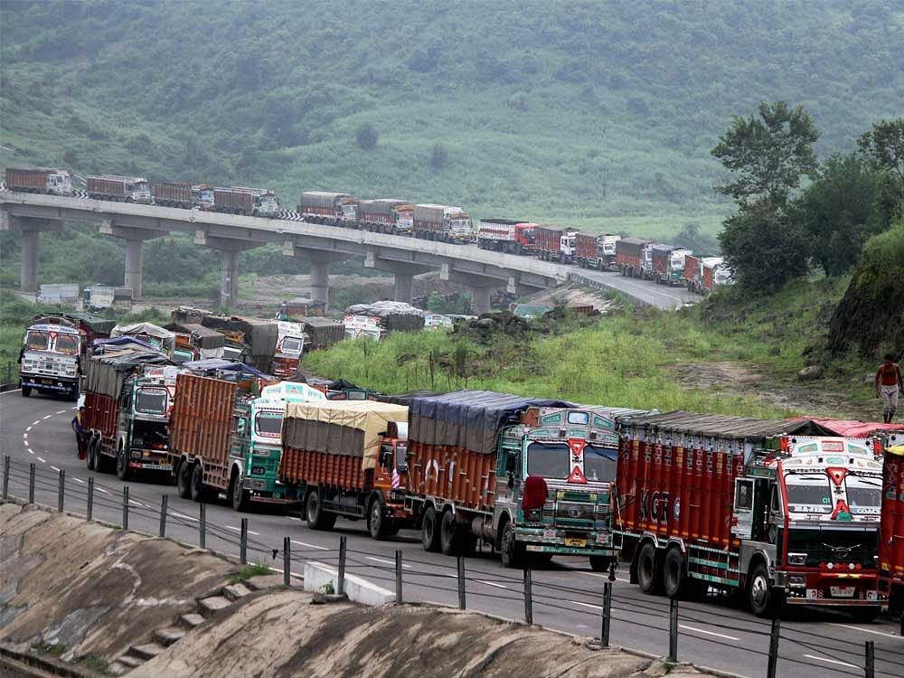 The Union Ministry of Transport said that commercial licenses are required for trucks and other heavy transport vehicles to comply with an SC directive on the matter. PTI file photo for representation.